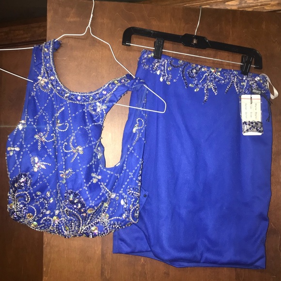 Royal Blue Homecoming Dress - Picture 3 of 6